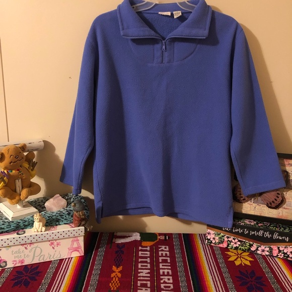 Vintage 1980’s Action Fleece Quarter Zip Pullover - Picture 11 of 12